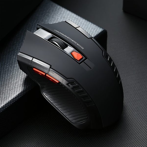 BalanceFit Wireless Gaming Mouse, Upgraded 2.4GHz USB Nano Receiver, Plastic, Battery Powered, Compatible with PC, Mac, Laptop, Chromebook - No Charging Function, ≤36V