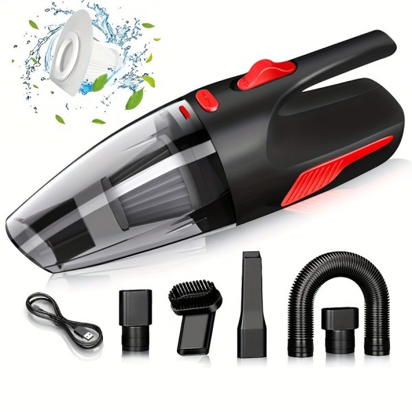 Household Car Dual-use High-power Handheld Wireless Car Vacuum Cleaner, USB Charging Wireless Mini Vacuum Cleaner For Home