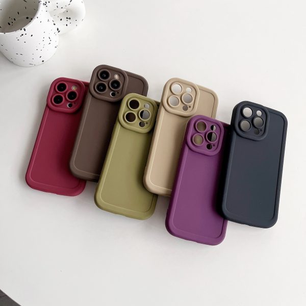 1pc Frosted Silicone Phone Case For IPhone Series