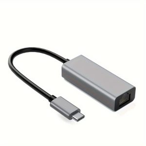 10/100Mbps Type-C To Ethernet RJ45 USB C Lan 100Mbps Network Adapter Converter, Compatible With OS WIN RJ45 To USB C, 100Mbps Type-C 100Mbps Ethernet LAN Network Adapter, Suitable For MacBook Pro/Air, IPad Pro, Dell XPS, Surface Notebook Computers, Mac For OS WIN