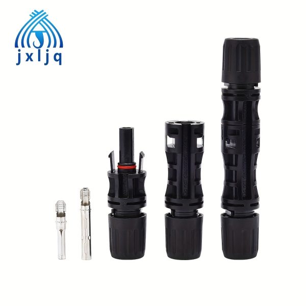 10pcs Solar Panel Connectors, Male/Female Plugs with 2 Wrenches, Insulated Material, Portable Power Supply for Garden, Lawn, and Outdoor Generator, Solar and Wind Energy Parts and Accessories