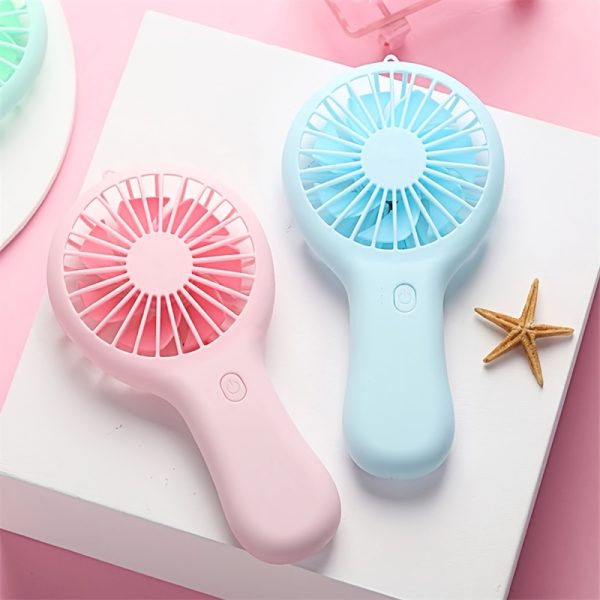 1pc Mini Handheld Fan USB Charging Ultra-Quiet Lightweight And Portable, For Home Office Travel Outdoor, For Gift