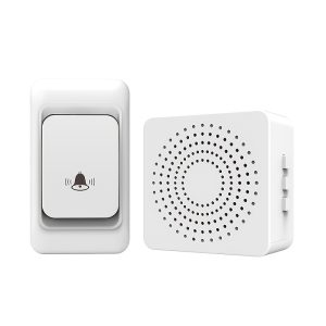 Smart Wireless Doorbell with 38 Ringtones, Dingdong Button Control, Wall Mount, USB/Battery Dual Power, ≤36V, Easy Installation, Non-Rechargeable Battery, Long Range Remote Control