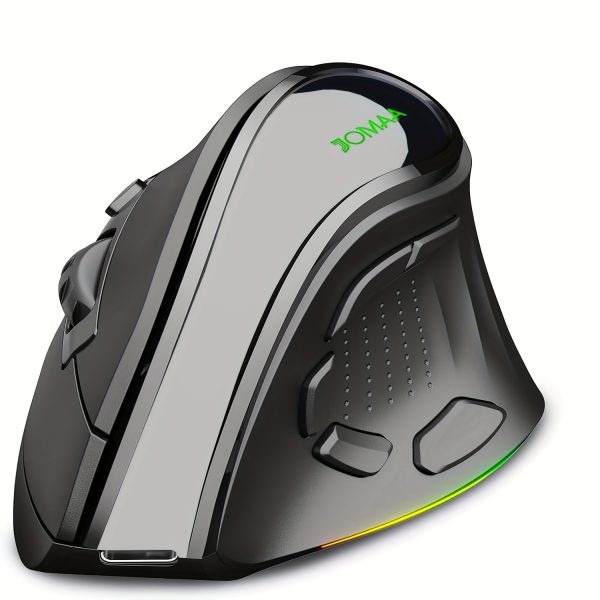 Dual Modes Ergonomic Mouse 2.4G Wireless Mouse Backlit Rechargeable Mice Vertical Gaming Mouse for Desktop Laptop Tablet