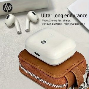 HP Wireless EarBuds, wireless Headphones With Free Headphone Storage Box Included, Over 30 Hours Of Battery Life, Compatible With Apple & Android, Built-In Microphone