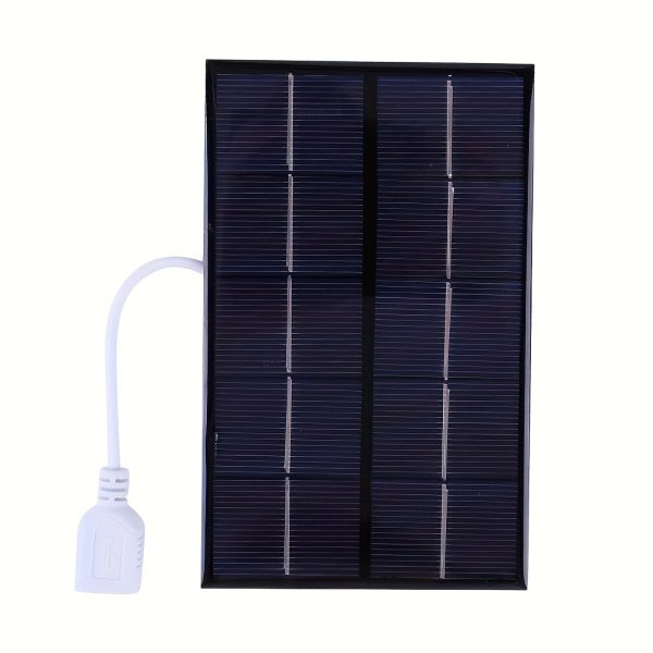 Portable Solar Panel 12V Small Battery Module Polycrystalline Silicon Panel Outdoor Solar Charger, Suitable for Outdoor Travel Camping, Solar Photovoltaic Accessories, Fans, Small Battery Chargers, Outdoor Travel