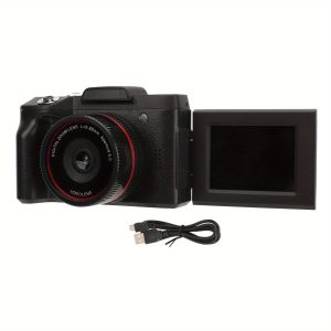 16MP HD Digital Camera for Teens - Compact Flip Design with 6.1cm TFT Screen, 16X Zoom, AA Battery Powered, Compatible with Tripod & Accessories, Perfect for Everyday Photography