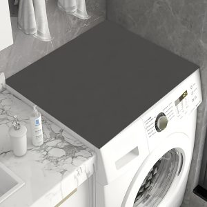 Washing Machine And Dryer Top Cover, Anti Slip, Solid Color Diatomaceous Mud Drum Type Washing Machine Dust Cover