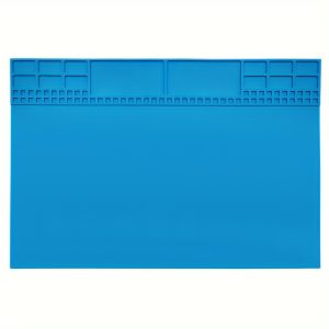 1pc Silicone Repair Mat for Electronics, Magnetic Soldering Pad, Insulated Welding Mat for BGA & Gun Welding Iron, Workbench Protector for Phone Laptop Repair - No Battery Required