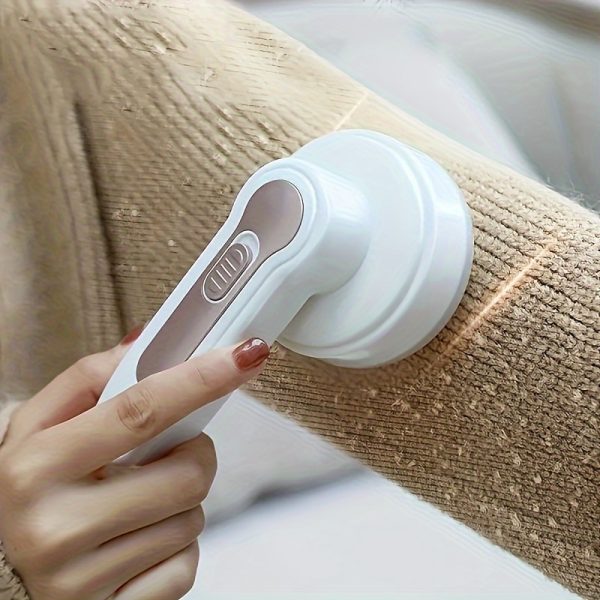 1pc USB Rechargeable Fabric Shaver & Lint Remover - Portable Electric Sweater Shaver for Clothes, Bedding, Furniture, Carpet, and Sofa - PVC Material, 36V or Below, Perfect Christmas Gift for Home Cleaning, Lint Remover Fabric Shaver