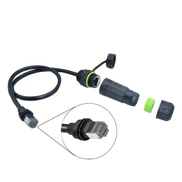 Starlink Gen 3 Dish And Router RJ45 Waterproof Coupler Compatible with Starlink Gen 3/Mini Ethernet Cable Adapter.