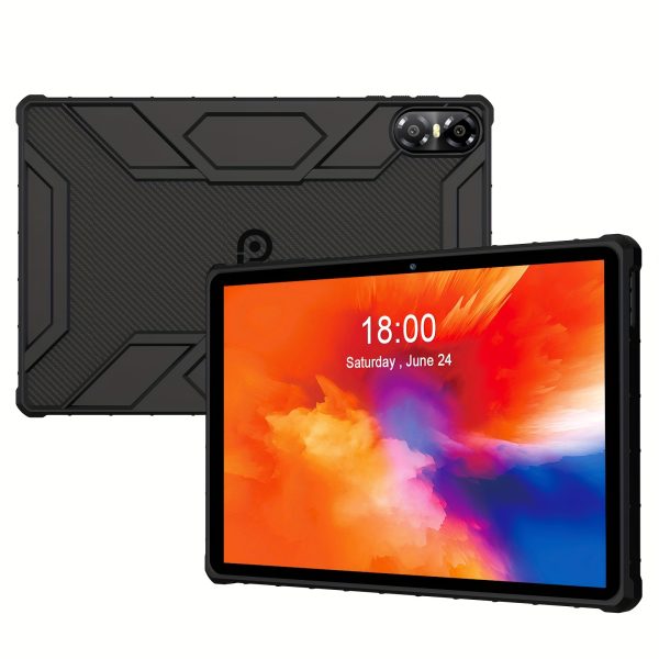 PRITOM 10.1-Inch Android 13 Tablet, 8GB (4GB + 4GB Expandable) RAM, 64GB ROM, Comes with a Protective Case, Supports 1TB ROM Expansion, 6000Mah Battery, Octa-Core Processor, HD 1280*800 IPS Screen, Dual Cameras, Tablet, New Model for 2024, Wi-Fi.