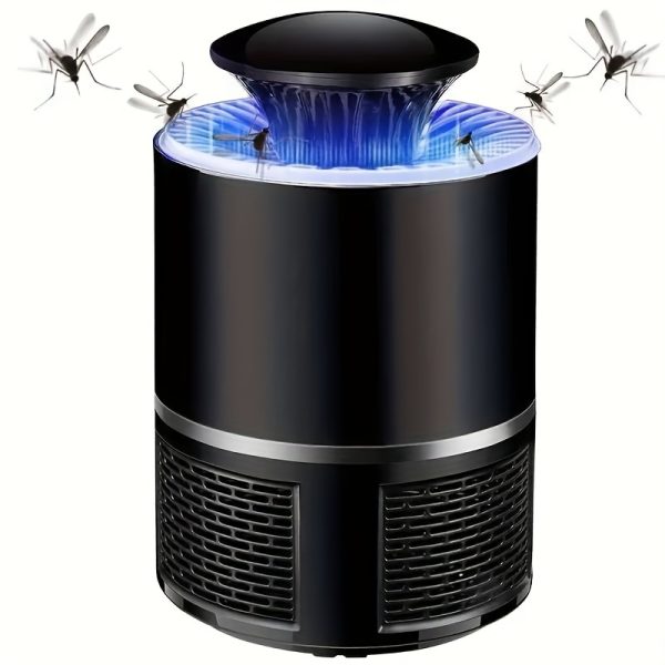 Compact Ultrasonic Mosquito Killer Lamp - Indoor Insect Trap with LED Light, Quiet Operation, USB Charging, PP Material, No Battery Needed, Ideal for Home & Hotel Use, Hotel Room Mosquito Killer|Modern Mosquito Trap|USB Powered Lamp