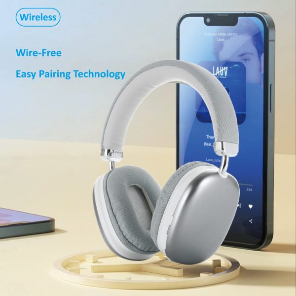Upgraded High-Quality Wireless Headphones, Lightweight Foldable Design with Built-In Microphone, Compatible with 3.5Mm Audio Cable, Perfect for Travel And Work with Stereo Laptops And Phones, Ios Wireless Gaming Headphones, Christmas Gift.