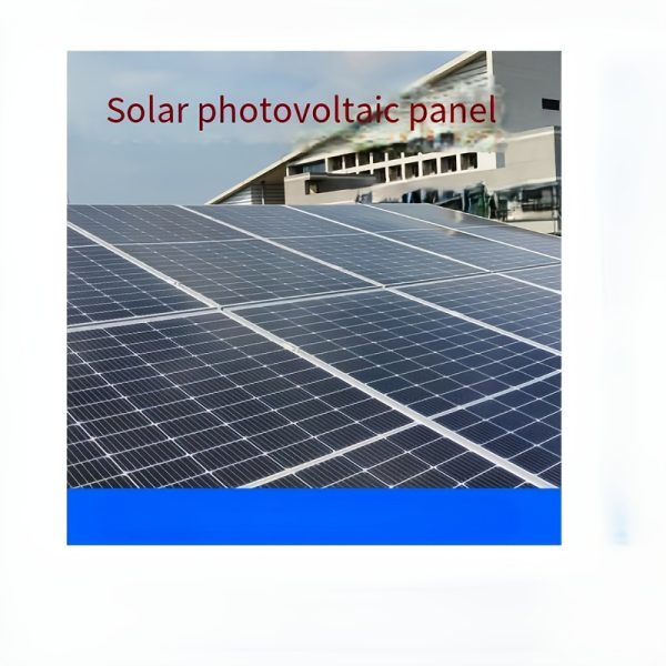 100W Monocrystalline Silicon Solar Panel Kit, High Efficiency, Durable Conductive Material, Non-Detachable Photovoltaic Module, with Solar Charging for Home Use, Off-Grid Power Supply