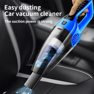 High Power Handheld Car Vacuum Cleaner with Accessory Kit, Cloth Filter, Strong 3KPa Suction, Car Plug Power Mode, Long Cord, Low Noise, Portable Mini Dust Buster for Vehicle Interior