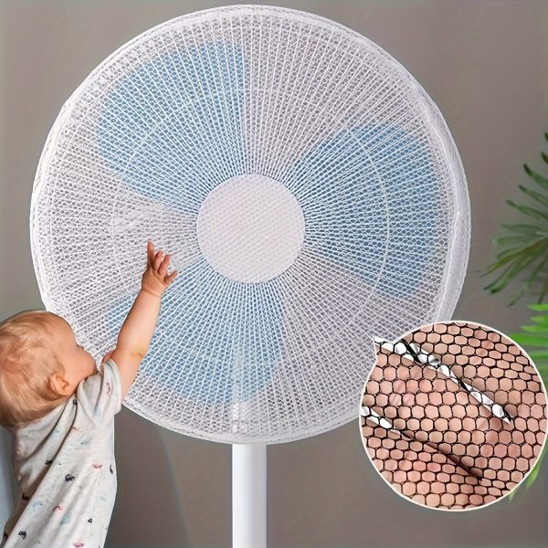 TOPINCN Fan Safety Cover, Electric Fan Mesh Covers for Baby Kids Finger Protector Safety Mesh Nets Cover Home Office Dust Cover