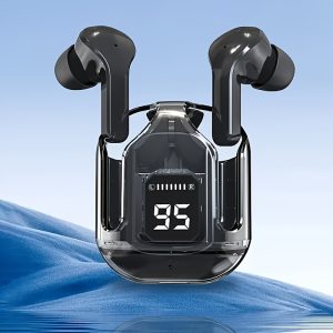 Crystal Clear TWS Headphones - True Wireless Stereo, Touch Control, Low Latency and High Performance, Ergonomic Design, for Android and iOS