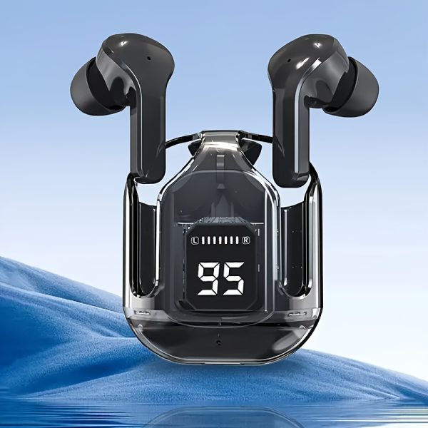 Crystal Clear TWS Headphones - True Wireless Stereo, Touch Control, Low Latency and High Performance, Ergonomic Design, for Android and iOS
