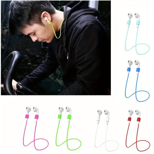 Silicone Lanyard Suitable for Airpods Pro 123Rd Generation Headphones, Compatible with Apple, Xiaomi, And Huawei.
