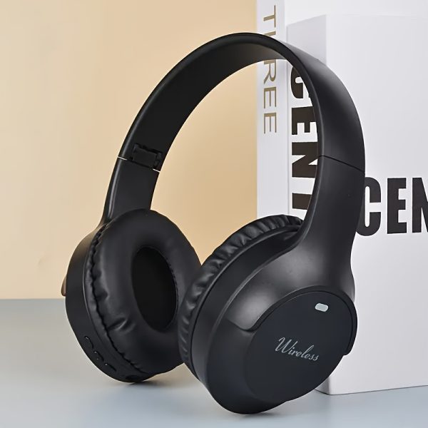 Versatile Wireless Headphones with Long Battery Life, Deep Bass, Dual Wired/Wireless Connectivity, Ideal for Gaming & Study - USB Charging, Type-C Port, Quilt Word Head-mounted Design, Microphone Included
