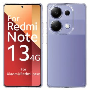 Compatible with Xiaomi 14Ultra/13T/13T Pro/Redmi 13C 4G/Poco C65 4G/Redmi 13-4G/5G/Note 13R 5G/Poco M6 4G/Poco F6/Redmi Turbo 3/Redmi A3/Poco C61/Redmi Note 13 Pro 4G/Redmi Note 13 Pro 5G/POCO X6 5G/ Mobile phone case transparent supports wireless charging with case, anti-fall, anti-shock, suitable for men and women