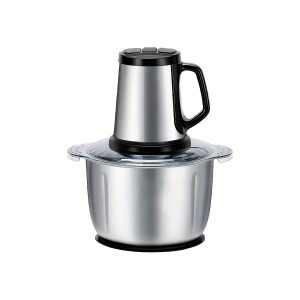 SENBOWE UK Plug 4.5L Large Capacity Meat Grinder,Vegetable Grinder,Household And Commercial Mixer,High-Power Mincing Garlic Puree Machine With 3- Speeds,One Click Operation, Stainless Steel Body,Time-Saving And Labor-Saving