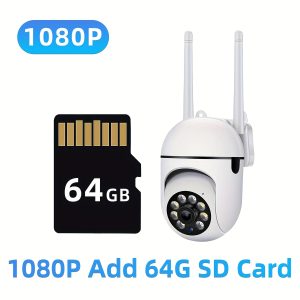 1pc JOOAN 1080P HD Wireless Security Camera, 360° Pan/Tilt/Zoom, 2-Way Audio, Wi-Fi Smart Home Surveillance with Motion Tracking, LED Night Vision, Ceiling Mount, Non-Waterproof, USB Powered, App Control, Audio & Motion Alerts for Indoor/Outdoor Use