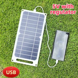 5V Solar Panel, Portable Solar Panel, Safe And Stable USB Charging Interface, Suitable for Power Banks, Mobile Phones, Outdoor Camping, And Home Use.