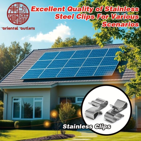 Solar Panel Cable Clips, PV Cable Clips, Metal Cable Clips, Stainless Steel Clips, Solar Panel Wire Clips, Double Wire Clips Trailer Wire Clamps, Spring Clip, Auto Car U-Clip, Trim Moulding Clip Kit, Clamps for PV Wiring Boat Cable
