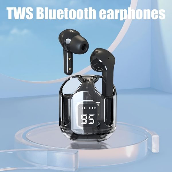 Wireless Earbuds Active Noise Canceling Earphones, Wireless with Microphone Charging Case, In Ear High Fidelity Stereo Earphones