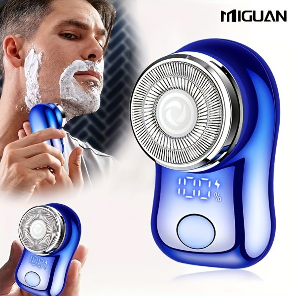 MIGUAN Mini Electric Shaver, Stainless Steel Spiral Razor, USB Rechargeable, Non-washable, Net Shaving Function, 1 Level, 1 Razor, 30-45 Minutes Battery Life, ≤36V Operating Voltage