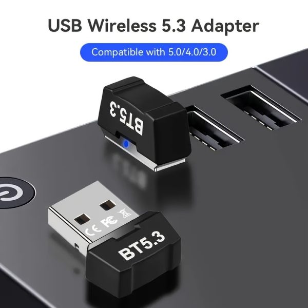 5.3 Wireless adapter, USB network adapter, drivers-free plug and play, support multiple devices at the same time, suitable for connecting headphones/speakers/tablets/keyboards and mice/gamepads/printers/computers/mobile phones
