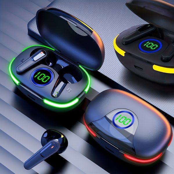 2024 New Wireless Earphones Headphones with LED Display Touch In-EarTWS Wireless Earbuds Sports Music Game Headset for IOS/Android