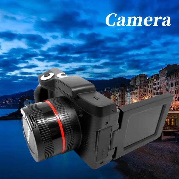 A 1080P HD Camera with a 2.4-Inch Large Screen, a Versatile Digital Camera for All-Day Use, a Portable Camcorder for Long Distances, Featuring 16X Digital Zoom, Made of Durable ABS Material, The Top Choice for Outdoor Enthusiasts, Suitable for Camping, Birthday Parties, And Holiday Celebrations.