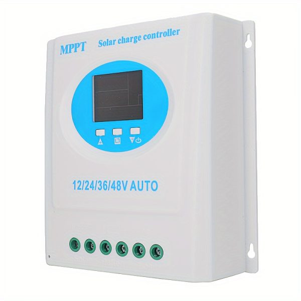 High-Capacity MPPT Solar Charge Controller - 60A/80A/100A, LCD Display, Dual USB Outputs, Intelligent Regulator for Lead-Acid & Lithium Batteries