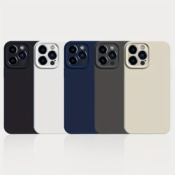 Premium Liquid Silicone Phone Cases for iPhone 14/14 Plus/14 Pro/14 Pro Max, 13/13 Mini/13 Pro/13 Pro Max, 12/12 Mini/12 Pro/12 Pro Max, 11/11 Pro/11 Pro Max - Solid Color Boxed,
