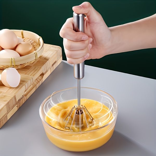 Stainless Steel Multi-Function Whisk And Milk Frother - Hand Mixer for Baking, Eggs And Cream - Essential Kitchen Gadgets