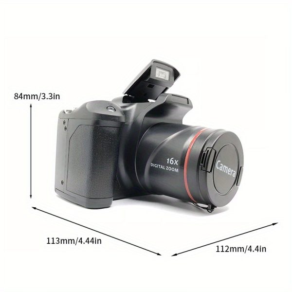 1080p HD Digital Camera - Ultra-High Pixel Portable Camera with 6.1cm Large Screen, ABS Body, CMOS Sensor, Clear and Natural Imaging for Daily Recording, Travel, Parties, Family Gatherings, Rechargeable Lithium Polymer Battery, USB Charging, Ideal for Everyday Photography, Everyday Camera | Modern Camera Design | Highquality Imaging
