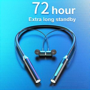 Youci Wireless Neck Earphones with ENC Noise Reduction - Sleek Design, 72-Hour Battery Life, USB-C Charging, Ideal for Running & Sports - High-Quality Calls Anywhere, Sports Earphones|Sleek Neck Earphones|Flexible Design, Wireless Earbuds