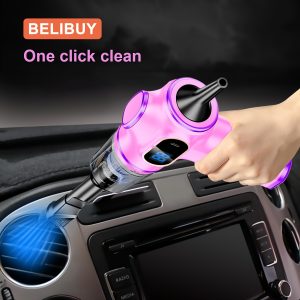 High Power BELIBUY 1pc Cordless Handheld Vacuum Cleaner - Multi-Function Dust Buster for Home and Car Use - USB Rechargeable with Extended Battery Life, Includes Accessory Kit, Cleaning brush, carpet cleaner machine, cleaners for all home cleaning