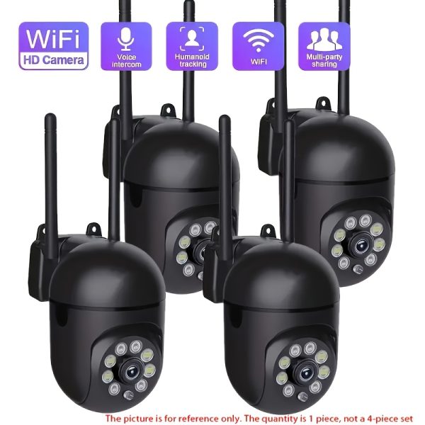 Wireless Wi Fi smart home security camera, spherical security camera, Wi Fi camera, motion detection, color night vision, alarm push, 360 ° panoramic monitoring camera, intelligent motion detection, two-way audio