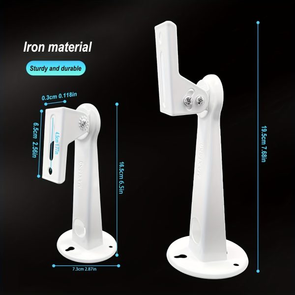 360° Rotatable Metal Mini Projector Mount - Wall-Mounted Bracket for Projectors, Cameras, and Webcams, Adjustable and Easy Installation, Compatible with Asian Models, Camera Support|Versatile Mounting|Precision Installation