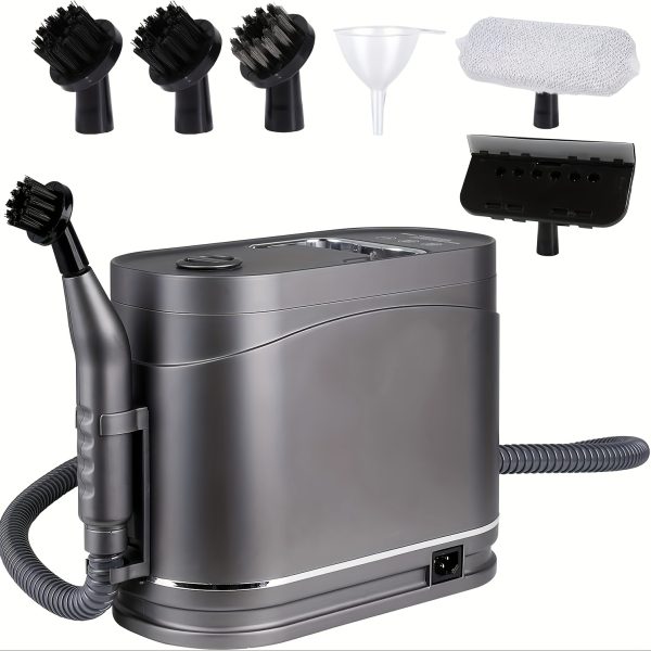 SENBOWE Handheld Steam Cleaner, 1.2L Pressurized Multi-Surface Natural Steam Cleaner, UK Plug, 220-240V, for Home, Car, Sofa, Grout, Tile Cleaning - No Battery, Power Supply Included