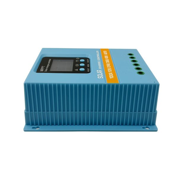 EOEXBY MPPT 100A Solar Charge Controller for 12V, 24V, 36V, And 48V Solar Panels, Suitable for Lead-Acid And Lithium Batteries, Featuring Dual USB Ports.