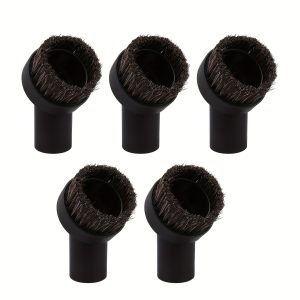 5pcs Soft Bristle Vacuum Cleaner Attachments - Easy Install, Scratch-Free Brushes for Enhanced Cleaning