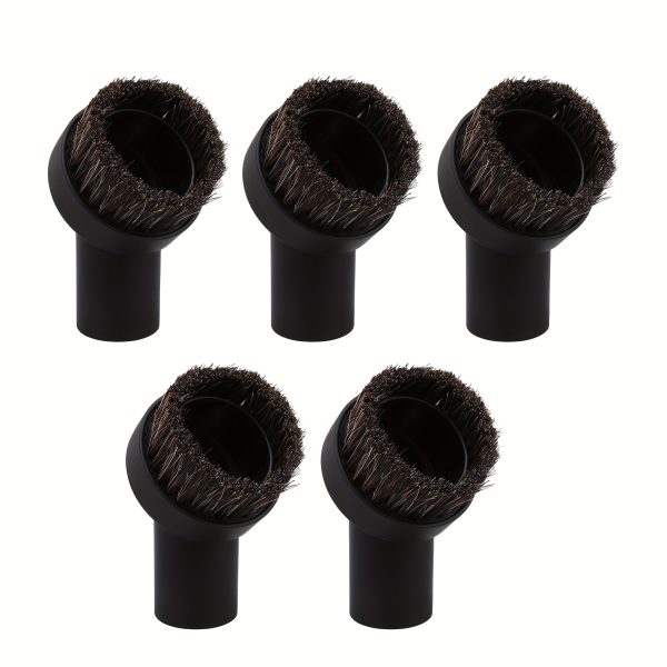 5pcs Soft Bristle Vacuum Cleaner Attachments - Easy Install, Scratch-Free Brushes for Enhanced Cleaning