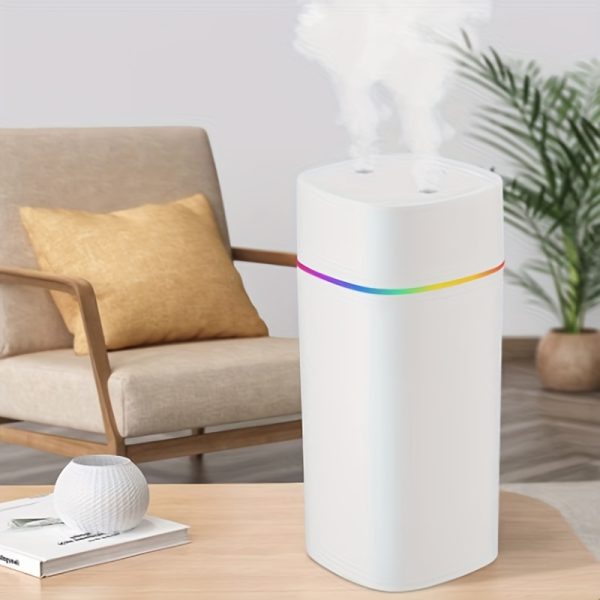 Quiet Double Spray Humidifier for Home, Bedroom, Car - Refreshing Clean Air and Moisturized Skin