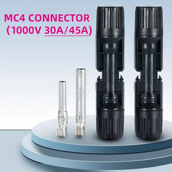 10 Pairs Solar Connectors MC4 Male/Female Waterproof Solar Panel Cable Connectors 2 wrenches1000V30A/45A