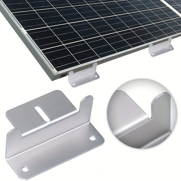 Outdoor RV Solar Mount Yacht RV Roof Z-Type Aluminum Alloy Mount Solar Panel Z-Press Block Solar Photovoltaic Accessories